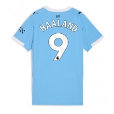 Manchester City Erling Haaland #9 Hemmatröja Dam 2025-26 Korta ärmar